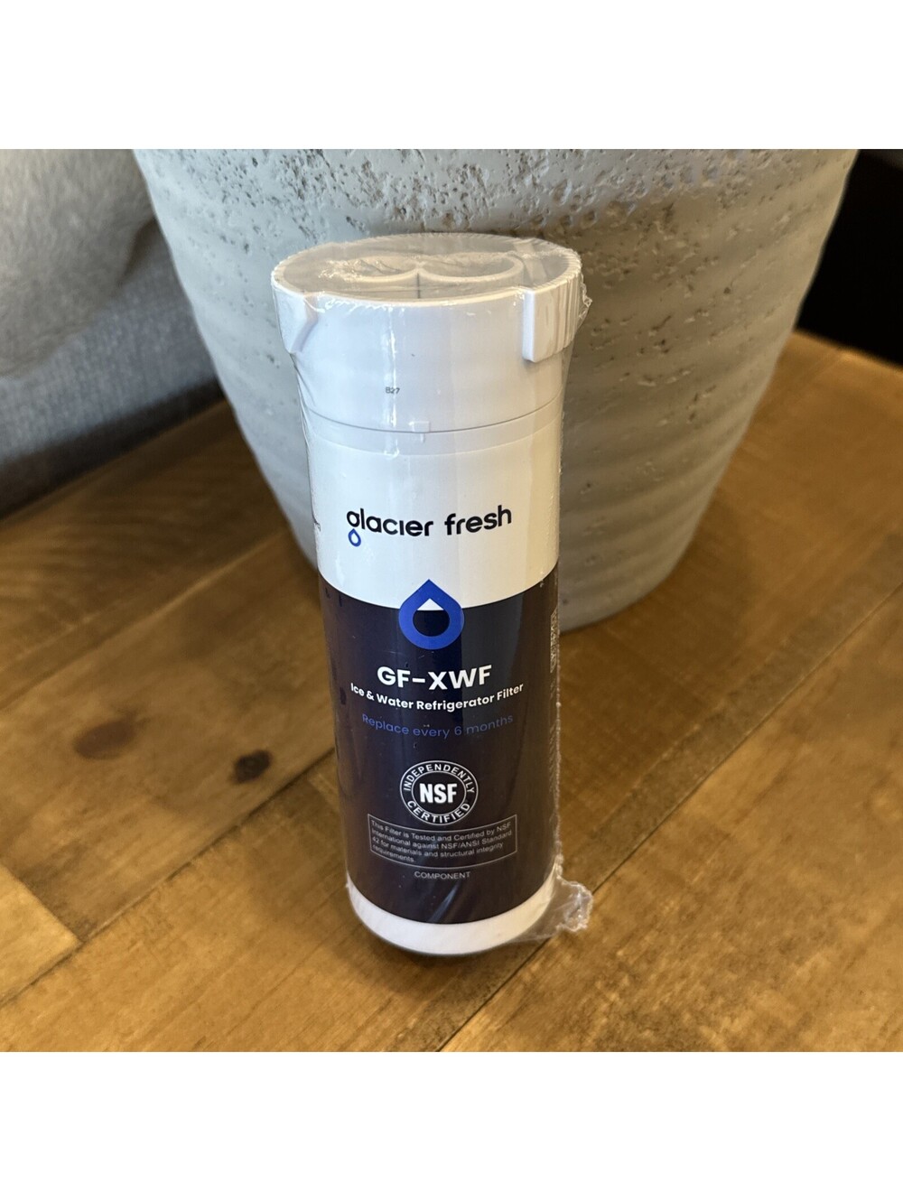 GLACIER FRESH GF-XWF Refrigerator Water Filter Replacement for GE XWF